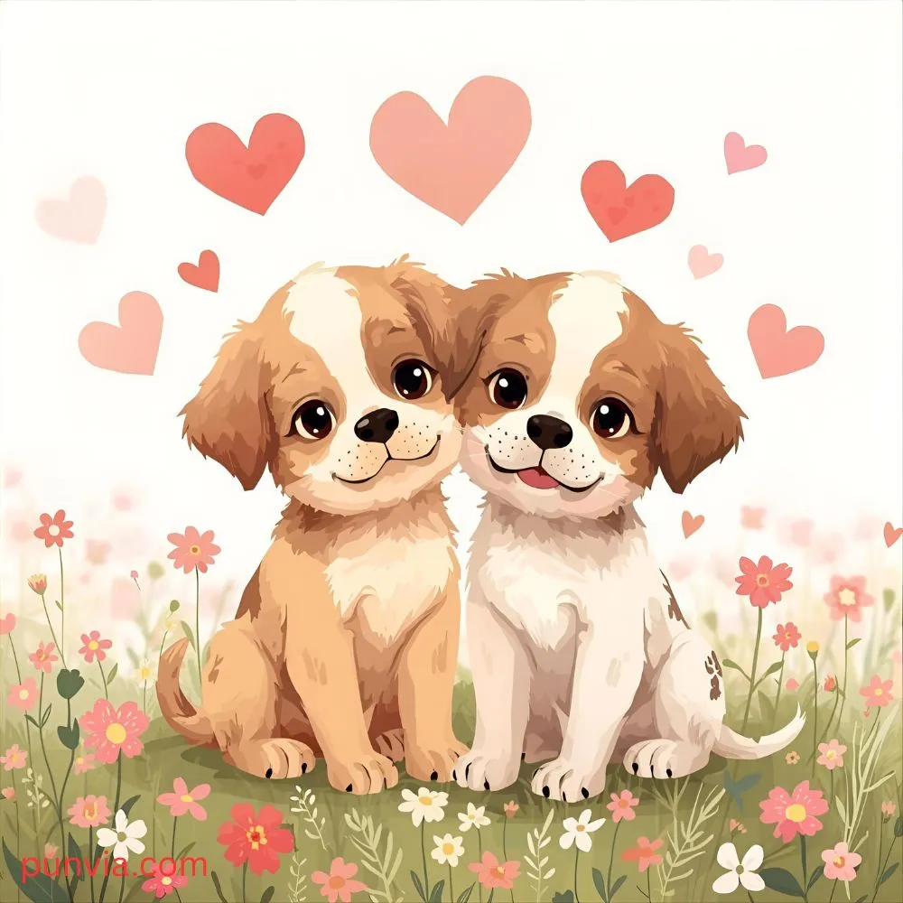 Dog Puns for Love & Relationships
