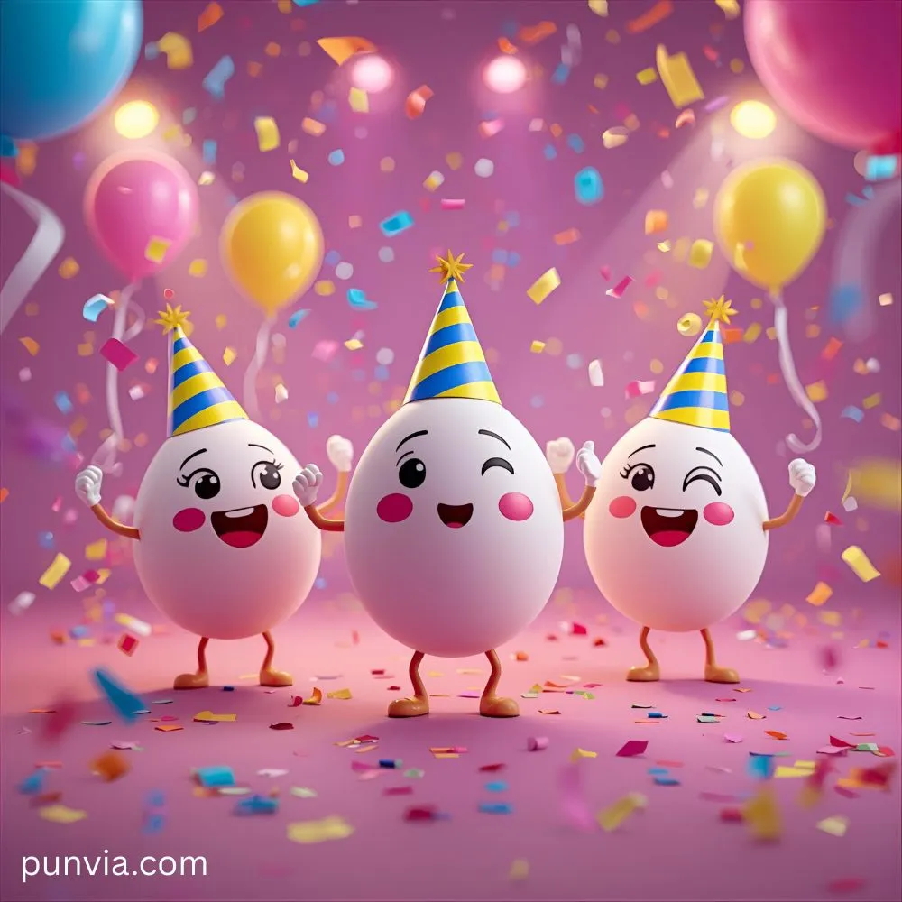 Egg Party & Celebration Puns