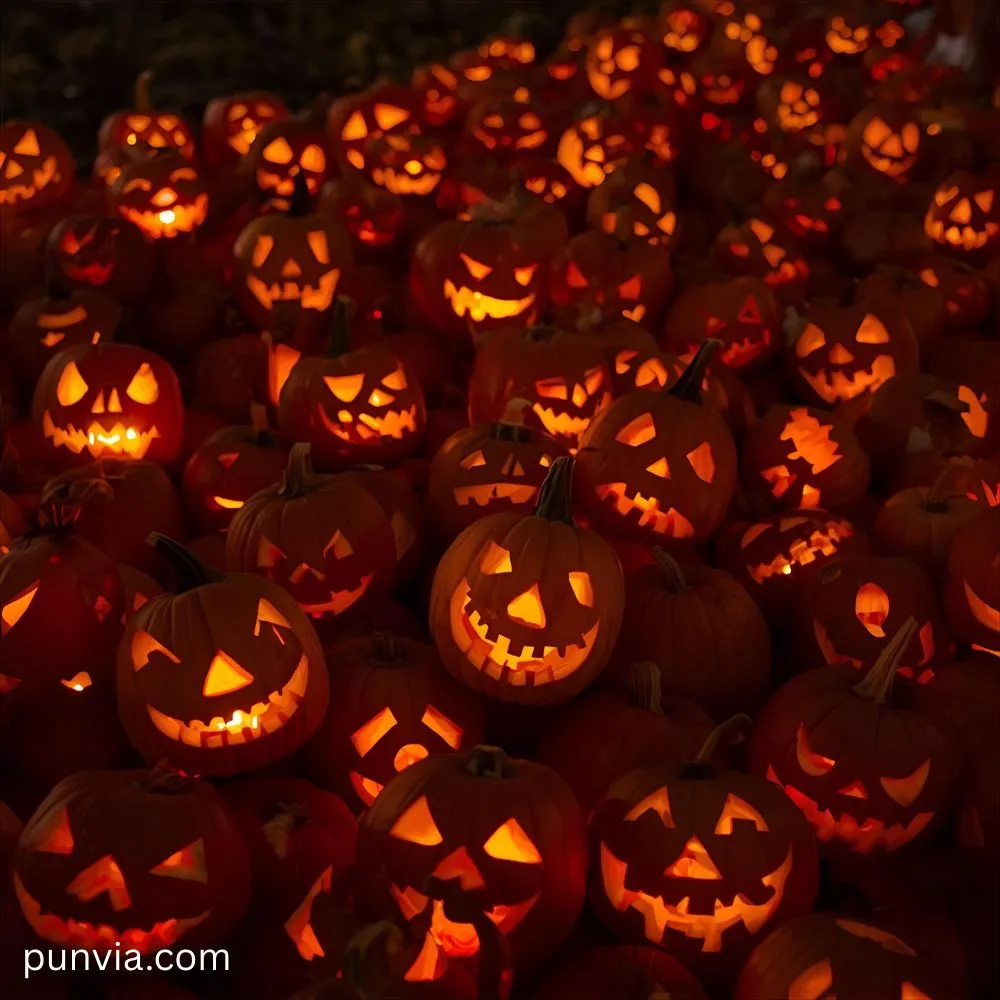 Halloween Puns with Pumpkins