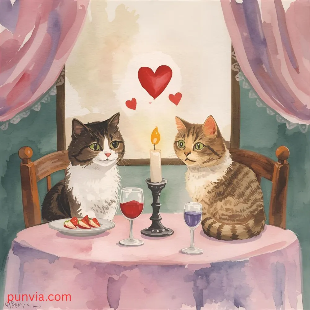 Valentine’s Day Cat Puns
