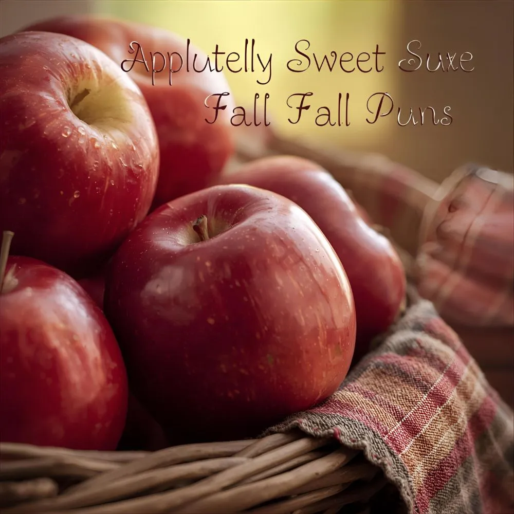 Apple-Solutely Sweet Fall Puns
