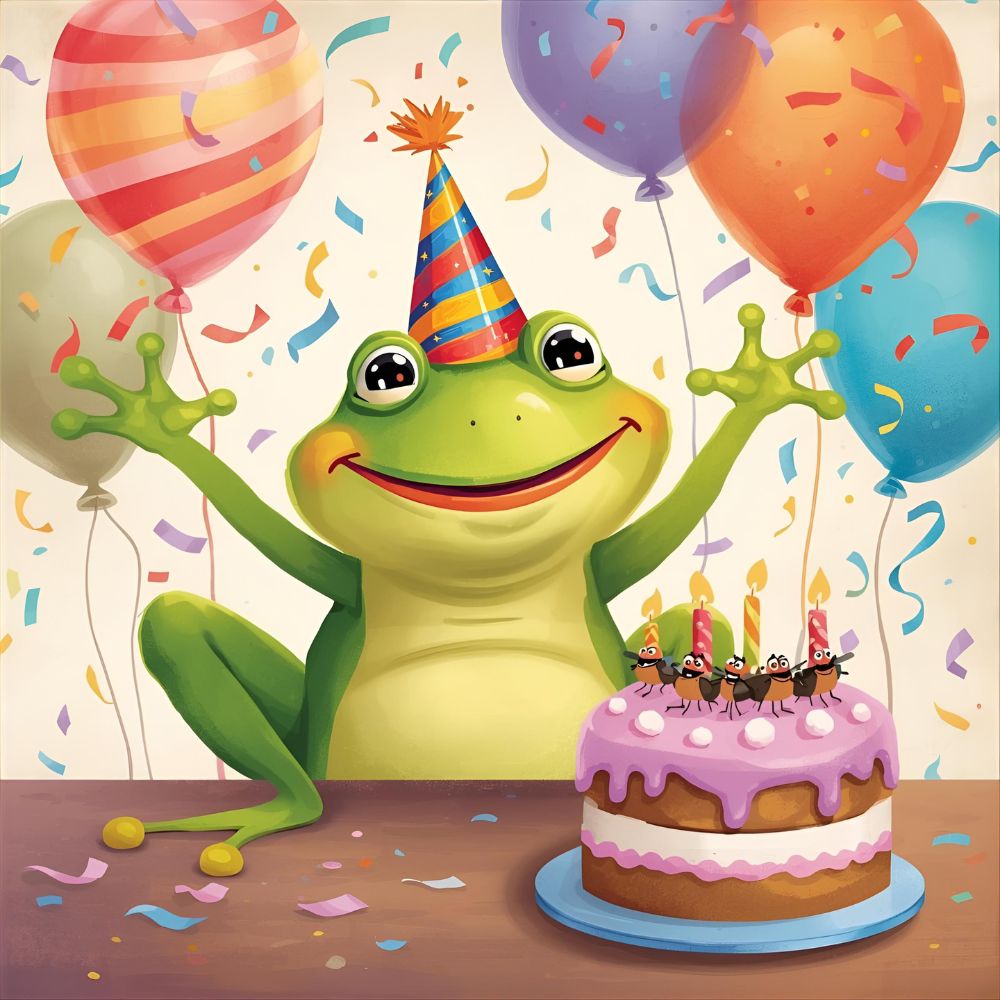 Birthday Frog Puns