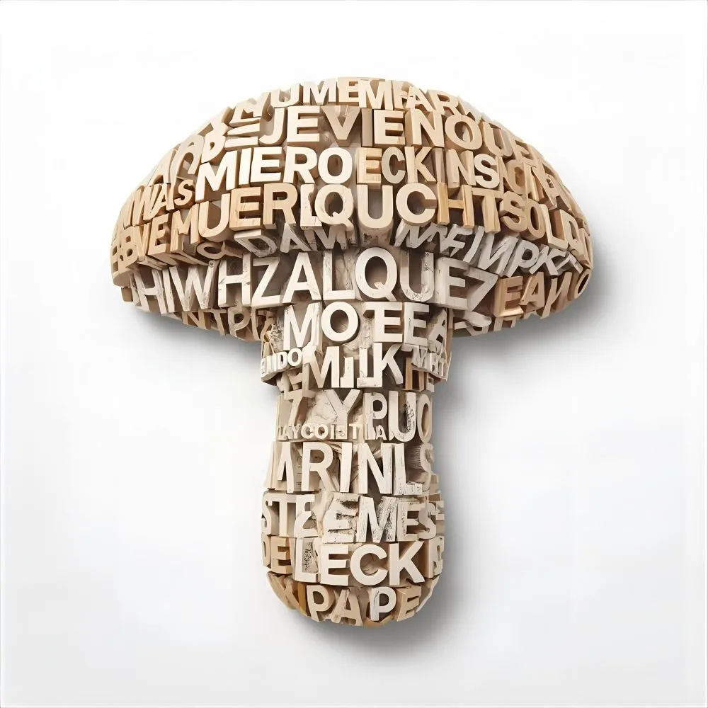 Clever and Punny Mushroom