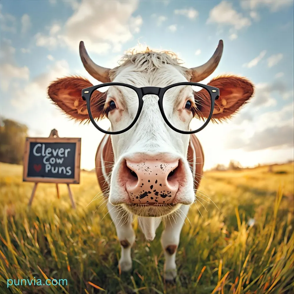 Clever Cow Puns for School & Work