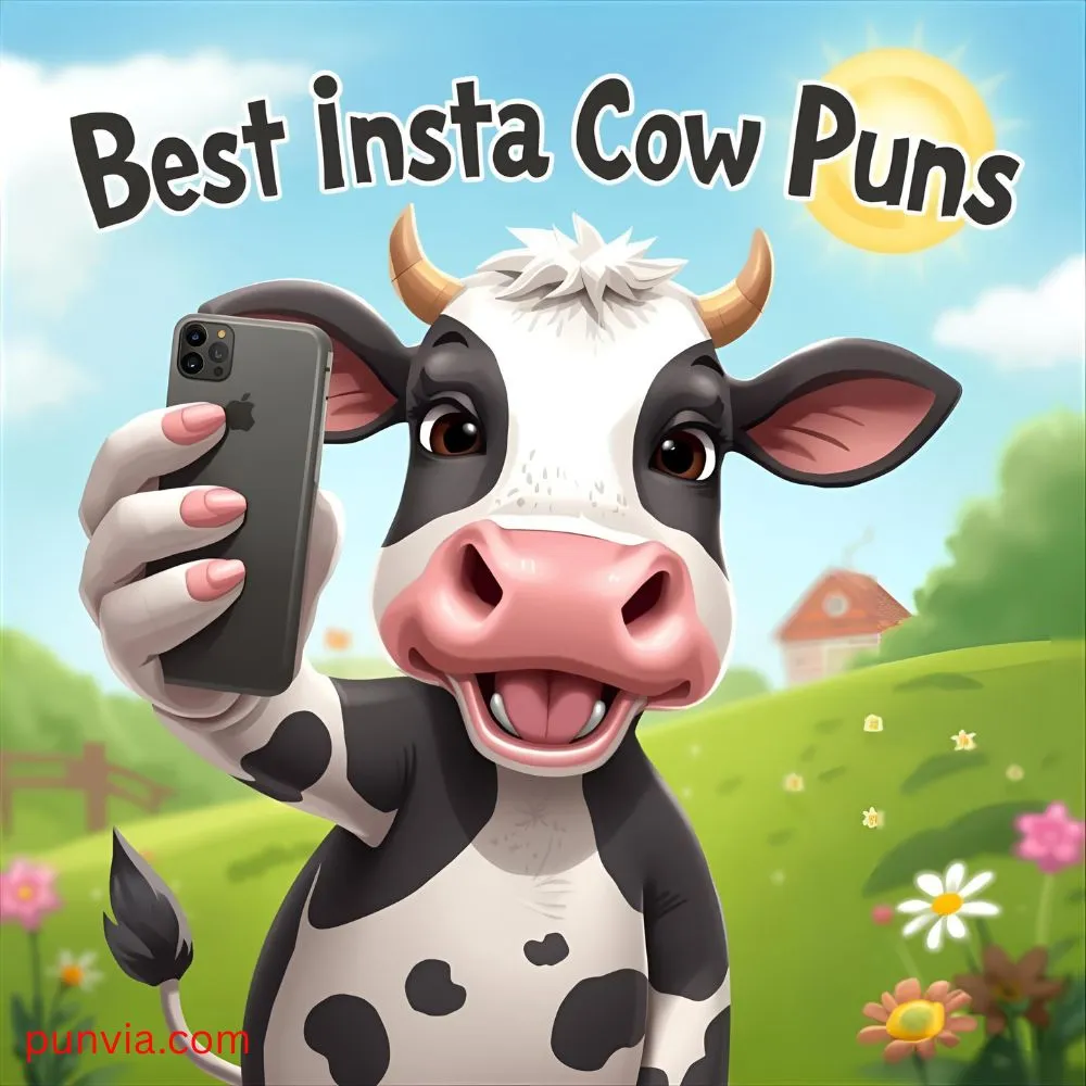 Cow Puns for Instagram