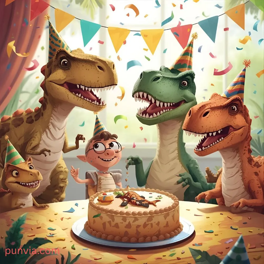 Dinosaur Birthday Puns for Party Fun