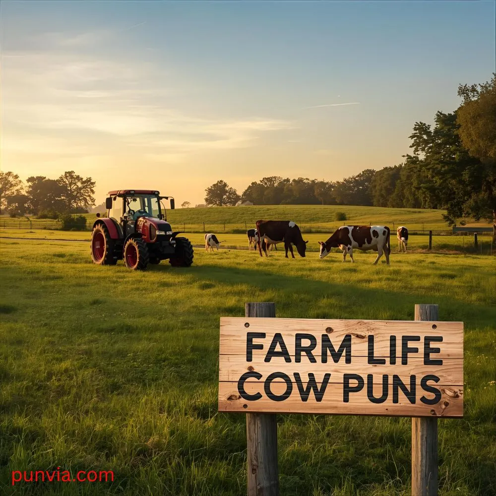 Farm Life Cow Puns