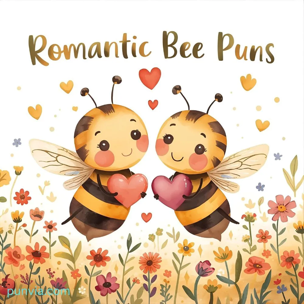 Romantic Bee Puns for Love Notes