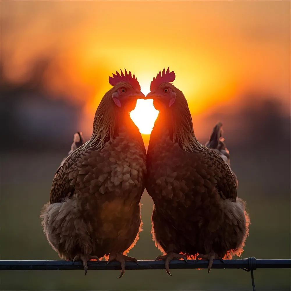 Romantic Chicken Puns