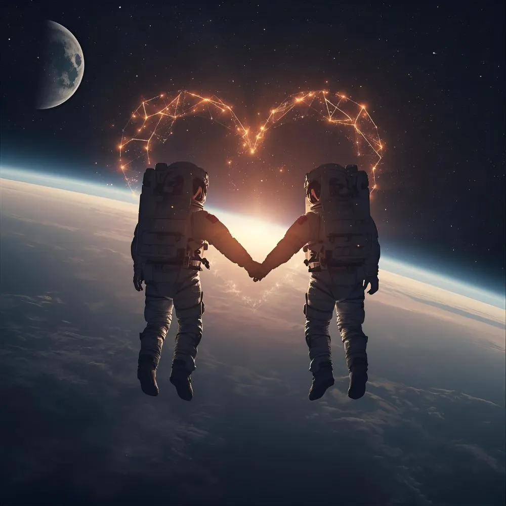 Romantic Space Puns for Cosmic Lovers 