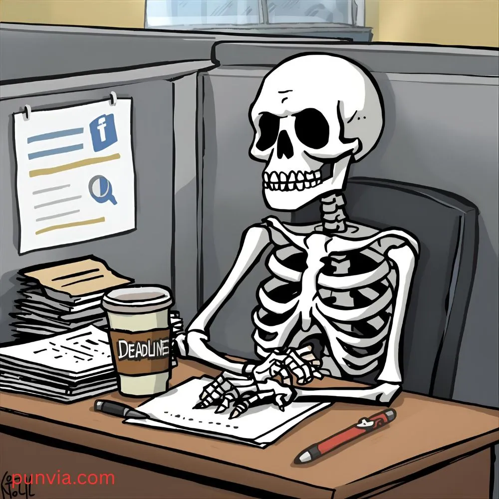 Skeleton Puns for Work & School