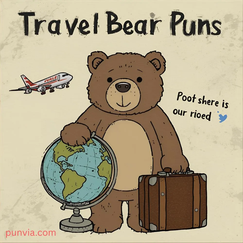 Travel & Adventure Bear Puns