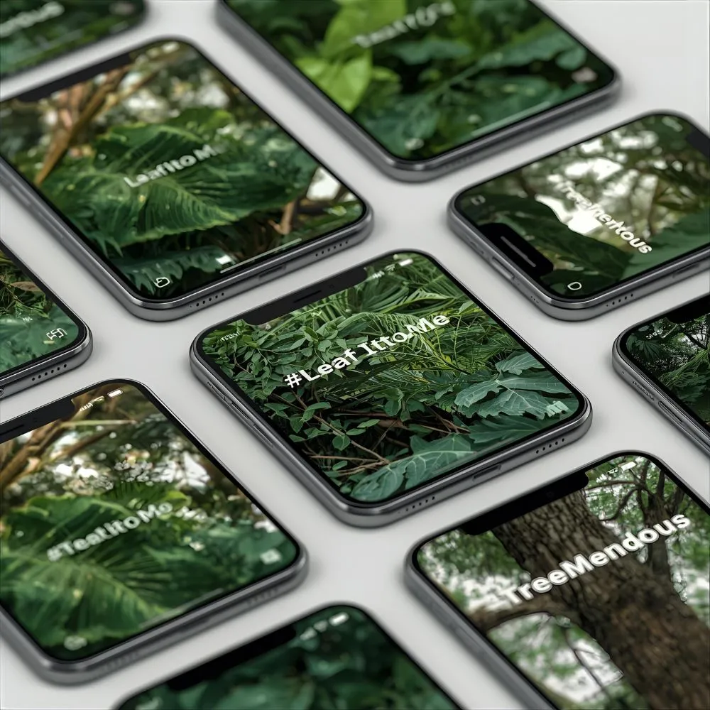 Tree Puns for Social Media Hashtags