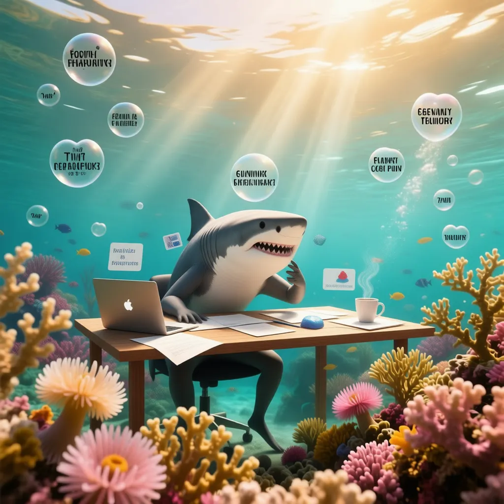 Work & Study Shark Puns