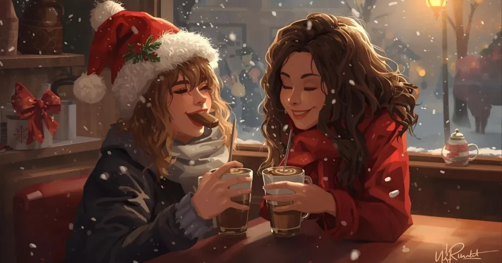 Hot Chocolate & Coffee Winter Puns 