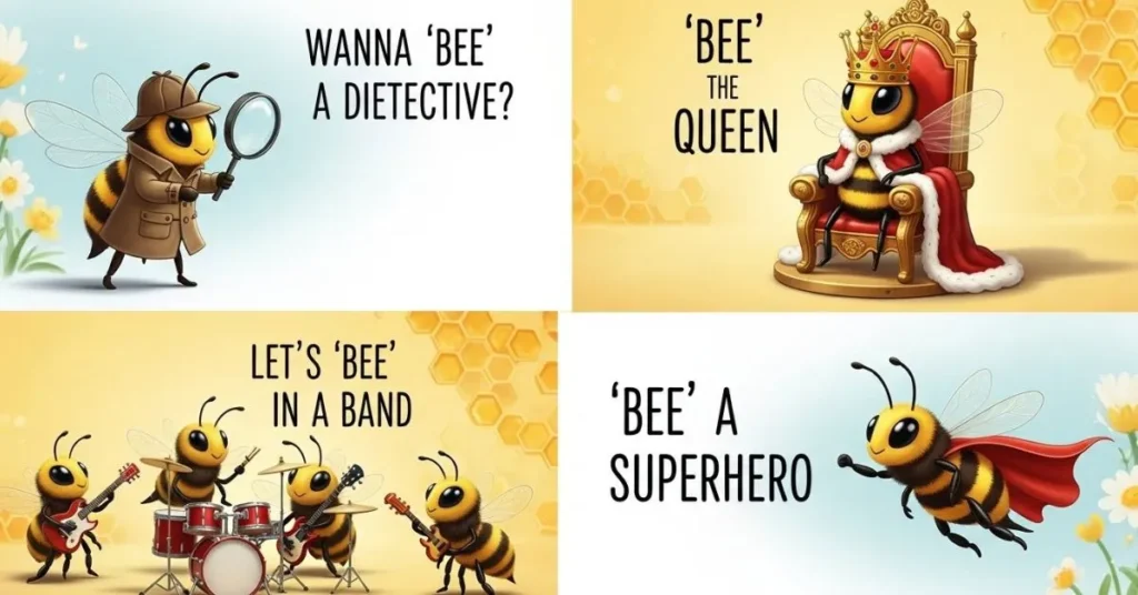 Wordplay Bee Puns